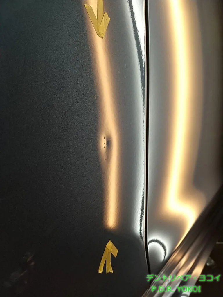 インプレッサの凹み