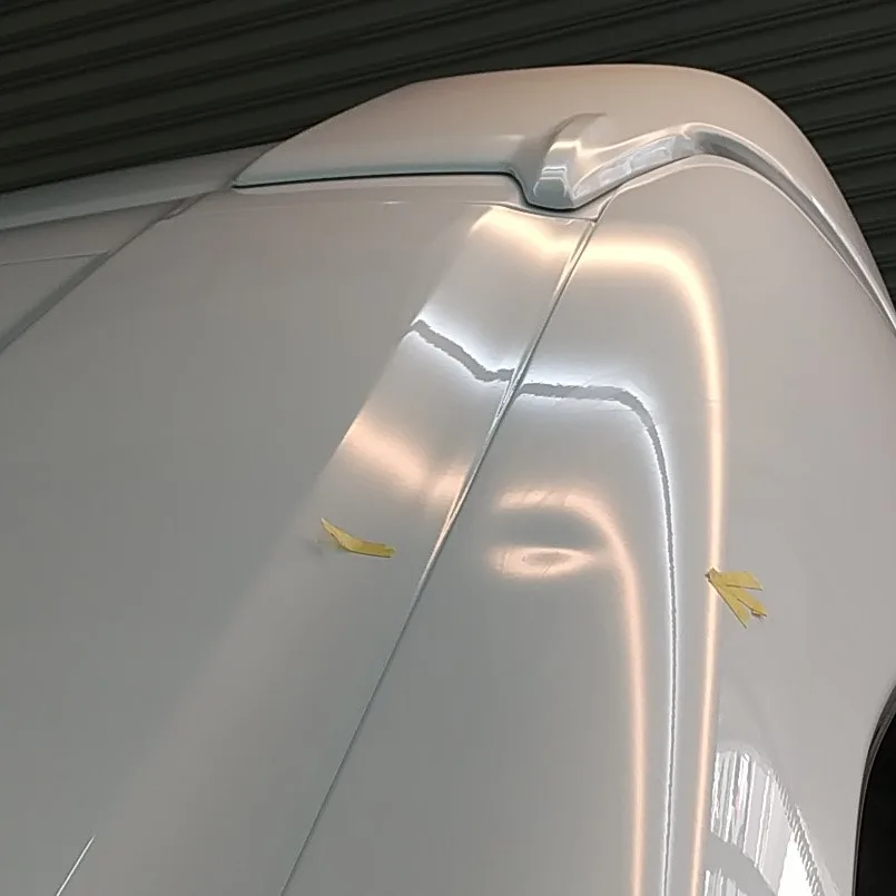 N-BOX屋根のヘコミ