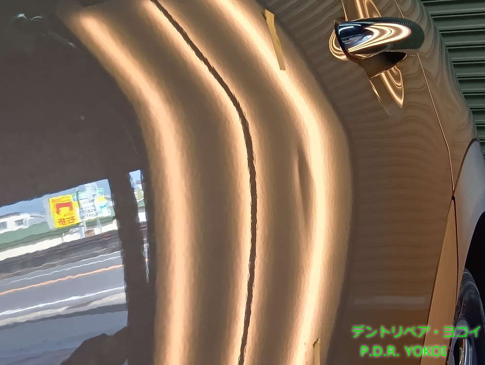 ヘコミ修理前の状態